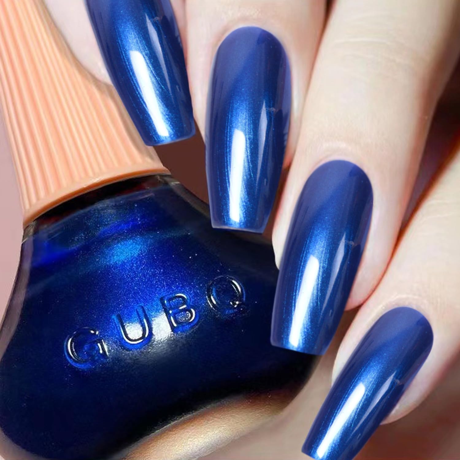 Major Dijit Quick Dry Nail Polish Pearl Blue Summer Nail Lacquer for Nail Art Cruelty-Free Regular Nail Polish 0.41 fl oz.-Velvo Beauty