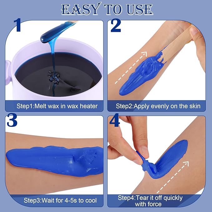 Wax Beads Bulk, 80oz Large Capacity Brazilian Waxing for Hair Removal, Face Wax Beans for Coarse Hair, Bikini, Leg, Eyebrow, Salon SPA Party Gift-Velvo Beauty