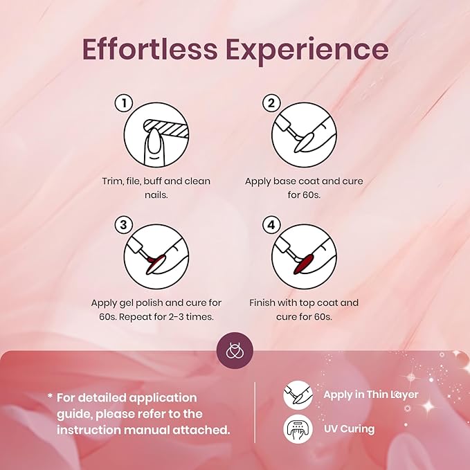 Beetles Gel Nail Polish Kit, 23Pcs Nude Pink Gel Polish White Gray Baby Blue Glitters Nail Polish Set with Glossy Matte Top Coat and Base Coat Fall Winter U V Soak Off Manicure Gift For Women-Velvo Beauty