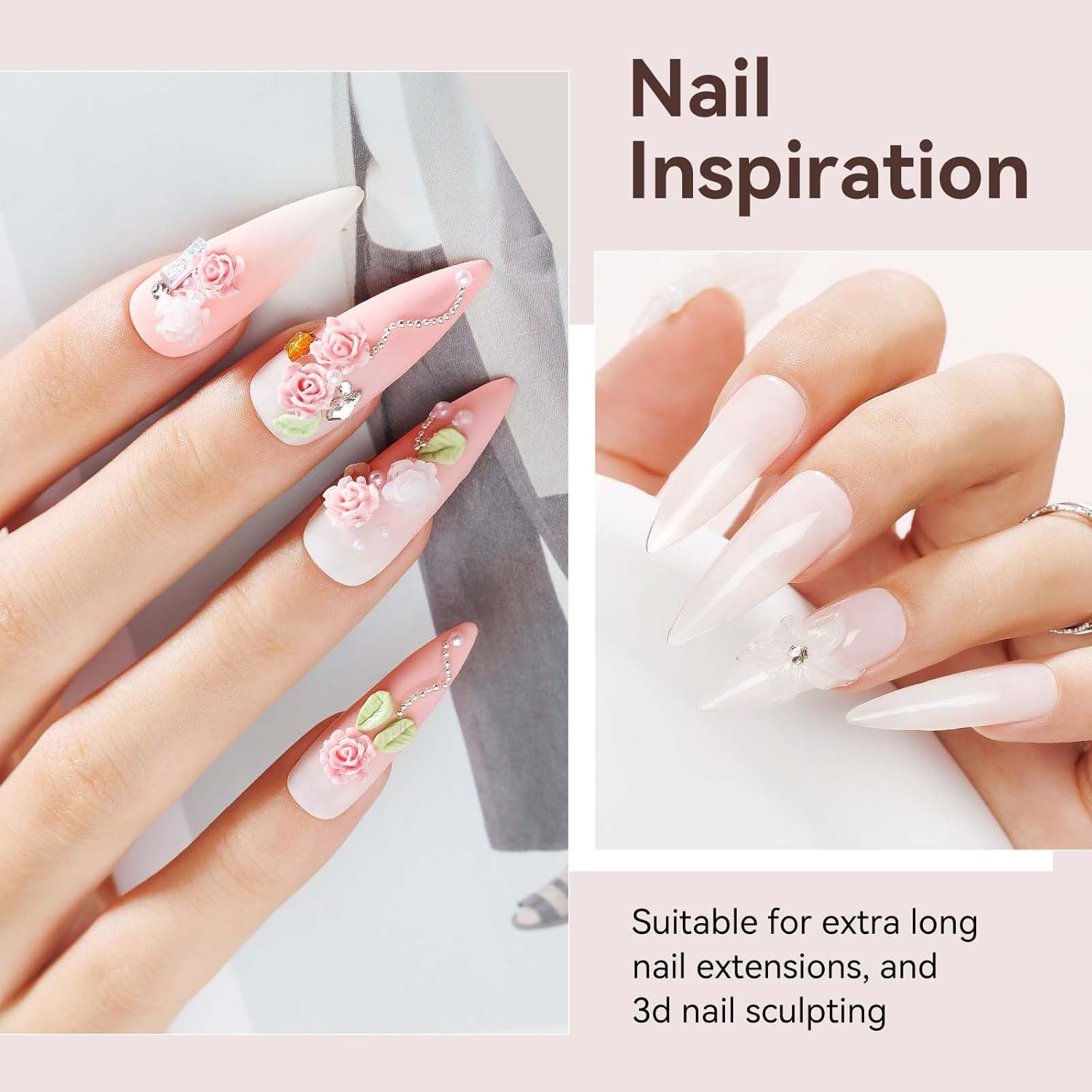 Solid Builder Gel For Nails, White 3D Nail Gel Art Hard Gel For Nails, 18g Non-Sticky Hand Molding Carving Gel For Nail Sculpting Extension Gel, Salon DIY At Home-Velvo Beauty