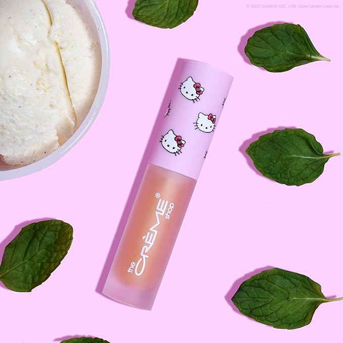 The Crème Shop x Sanrio Hello Kitty Collection: Ultimate Lip Elixir - Kawaii Kiss Lip Oil Set with Nourishing Ingredients - Perfect for Hydration, Shine, and a Hint of Tint (Set of 4)-Velvo Beauty