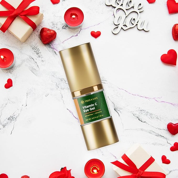 Tree of Life Beauty Anti-Aging Eye Treatment Gel Cream to Hydrate Dark Circles and Reduce Puffiness, Bags and Wrinkles, Vitamin C-Velvo Beauty