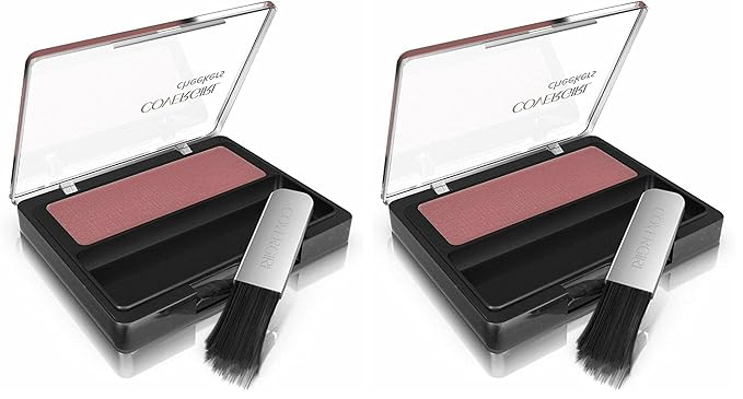 COVERGIRL Cheekers Blendable Powder Blush Rock 'n Rose, .12 oz (packaging may vary), 1 Count (Pack of 2)-Velvo Beauty