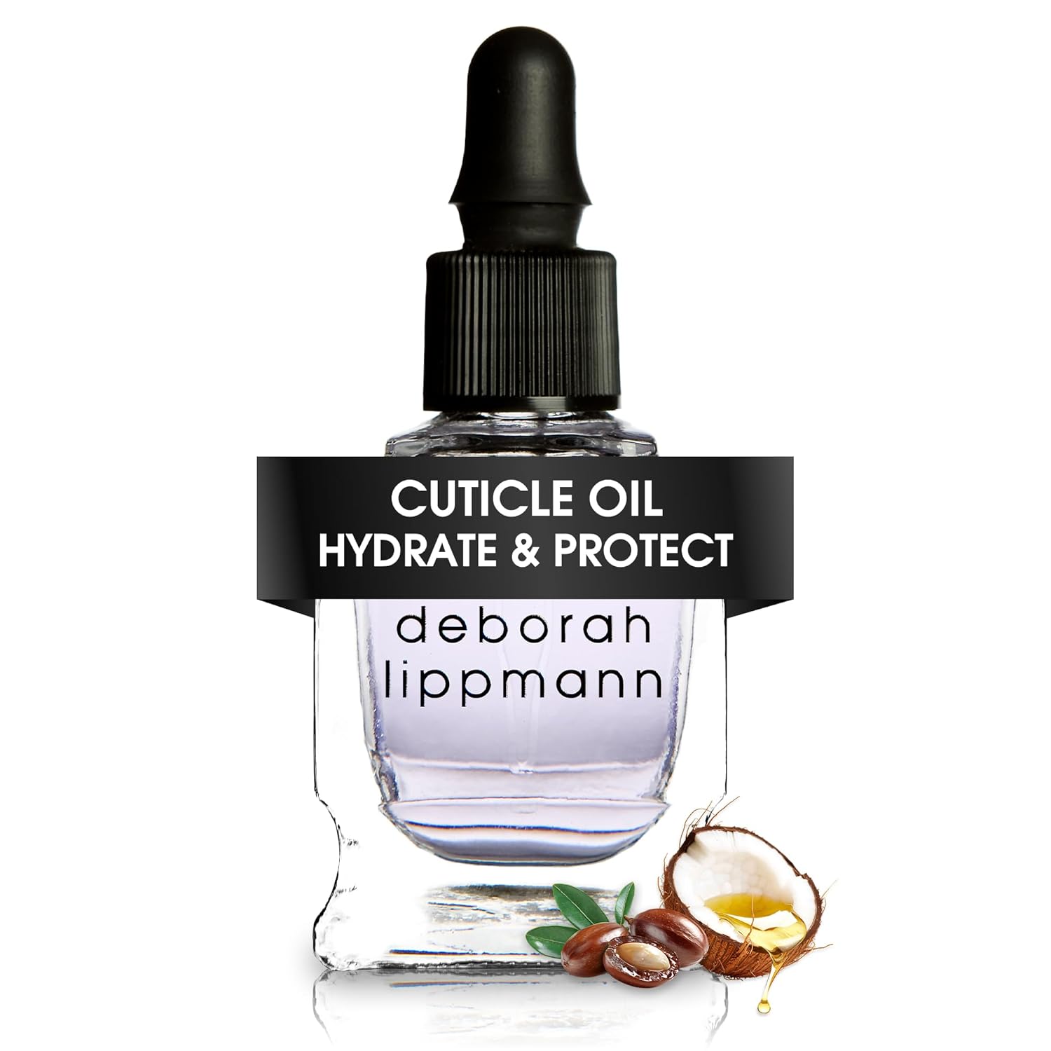 Deborah Lippmann Cuticle Oil, Hydrating Nail Care Treatment, Repair Dry Cuticles with Vitamin E and Coconut Oil, 0.50 Fl Oz-Velvo Beauty