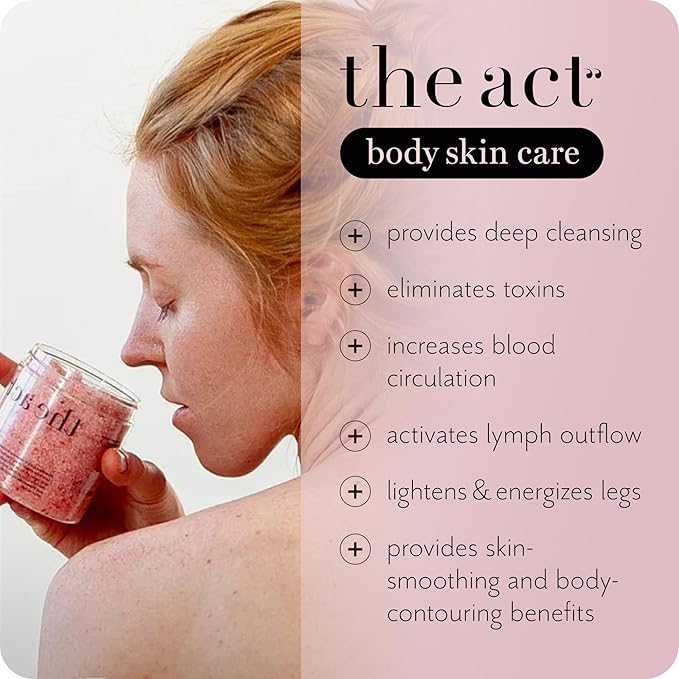 Detox Organic Body Scrub with Himalayan & Sea Salt - Anti Cellulite Nourishing Restores Cleanser Scrubs for Legs, Feet, Hands - Gifts for Women Men, Home Spa Care, Vegan (10.58 Oz, Grapefruit)-Velvo Beauty