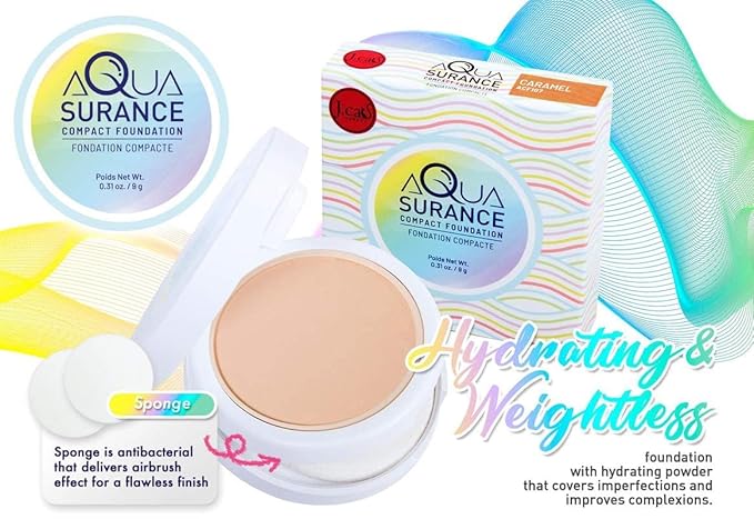J.CAT BEAUTY Aquasurance Compact Foundation - Honey-Velvo Beauty