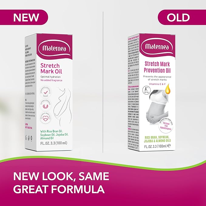 Stretch Mark Oil - Provides Optimal Skin Hydration and Nourishment, 3.3 FL. OZ. (100 ml)-Velvo Beauty