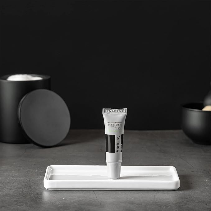 Anthony 25 SPF Lip Balm with Sunscreen for Lips – Contains Green Tea Extract, Shea Butter & Vitamin E – Moisturizing Repair Care Treatment for Chapped & Dry Lips – Mint & White Tea Flavor-Velvo Beauty