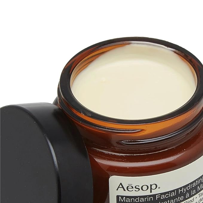 Aesop Mandarin Facial Hydrating Cream | Cools, Tones, and Balances Normal And Combination Skin | Mandarin Rind, Lemon Rind, Tangerine Rind | 2.1 oz / 60 mL-Velvo Beauty