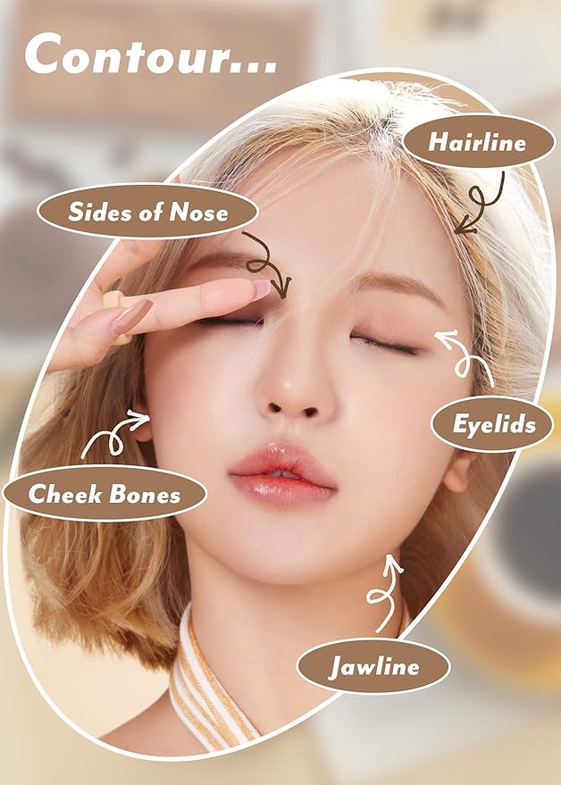 I'm Meme Palette - Afternoon Tea Contour | Roasting Coffee, Bronzer Palette for Face & Cheeks, Matte Powder Bronzer, Natural Makeup, Buildable Coverage, Light to Medium, For Warm Tone Skin, 0.4 Oz-Velvo Beauty