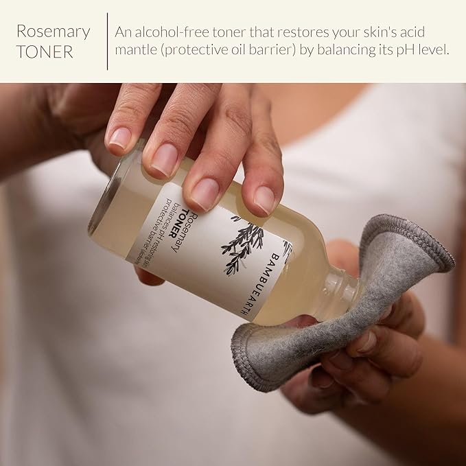 Bambu Earth Natural Skincare Starter Kit, 6 pieces - Organic Ingredients - Includes Dead Sea Mud Mask, Facial Cleansing Oil, Toner, Rosewater Cleanser, Moisturizers for Healthy Glowing Skin-Velvo Beauty