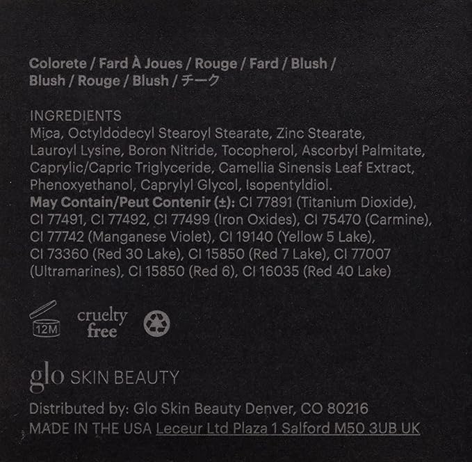 Glo Skin Beauty Blush (Melody) - Pressed Powder Blush for Cheeks, High Pigment Mineral Face Makeup Creates a Natural, Healthy Glow-Velvo Beauty