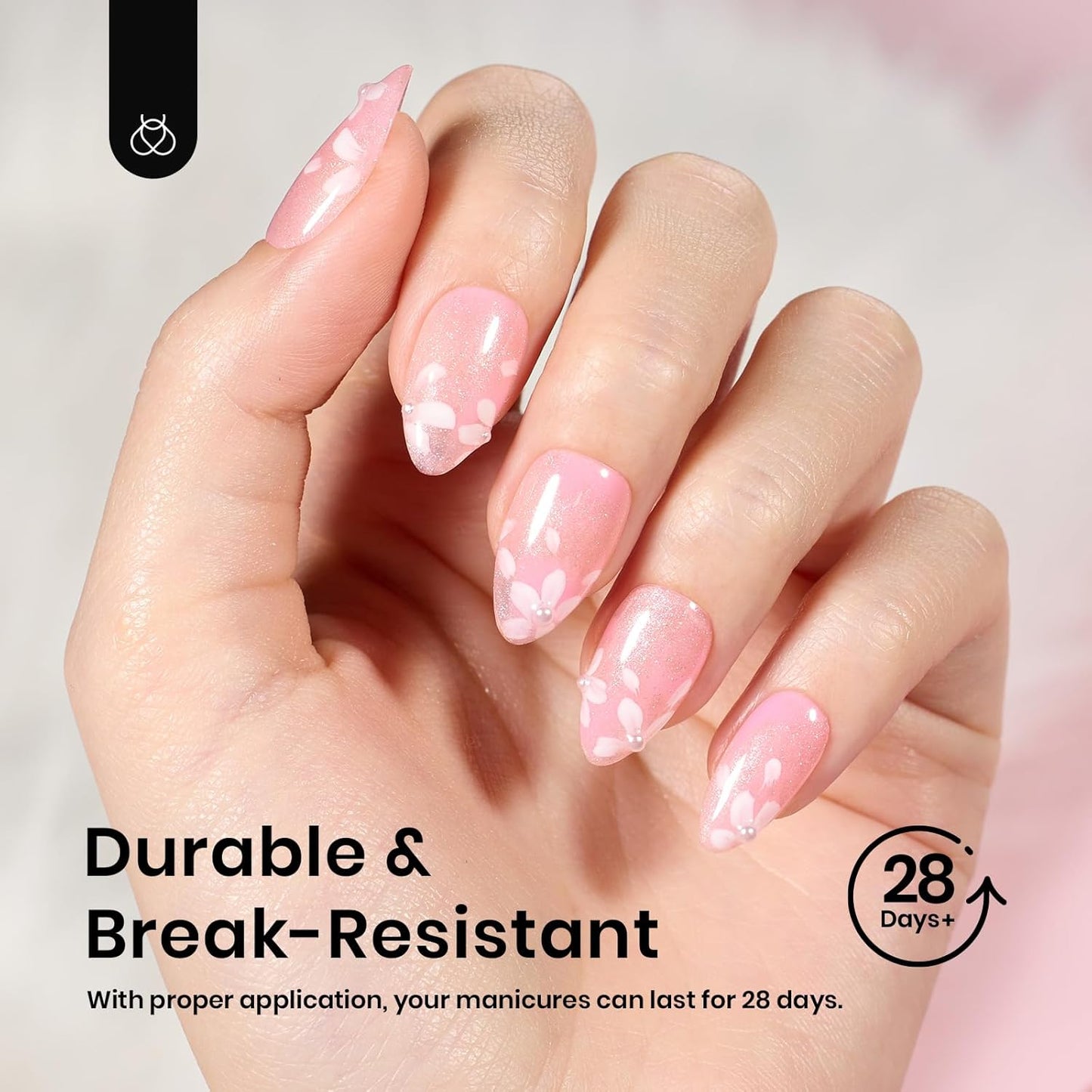 Beetles Short Almond Nail Tips - 288PCS 12 Sizes Full Matte Cover Pre-Etched & Pre-Shaped False Nails Soft Gel Nail Tips Acrylic Nail Tips Nail Extension Tips for Gel Polish DIY Manicure-Velvo Beauty