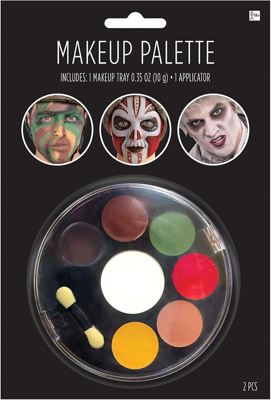 Assorted Colors Makeup Palette (1 Count) - Includes Make-up Tray and Applicator, Vibrant Shades, Ultra-Pigmented - Perfect for Artists & Beauty Lovers-Velvo Beauty