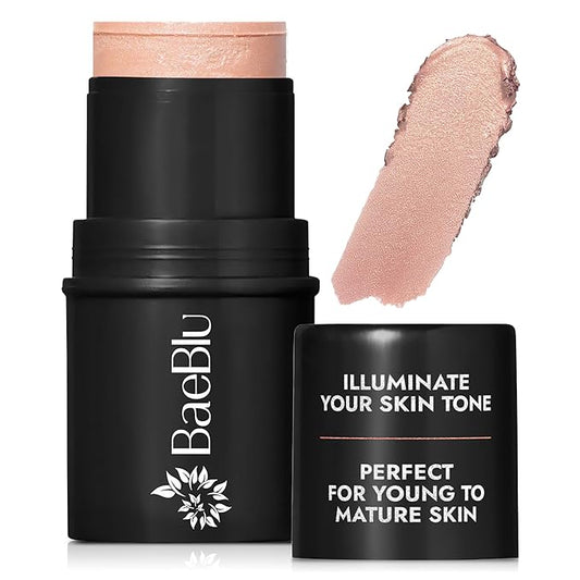 Organic Blush Tube, Moscato - 100% Natural Vegan Cream Blush Sticks, Multi-Use Bronzer, & Highlighter for Lips, Cheeks & Eyes, Buildable Shimmer, Gluten-Free, Paraben-Free, Made in USA-Velvo Beauty