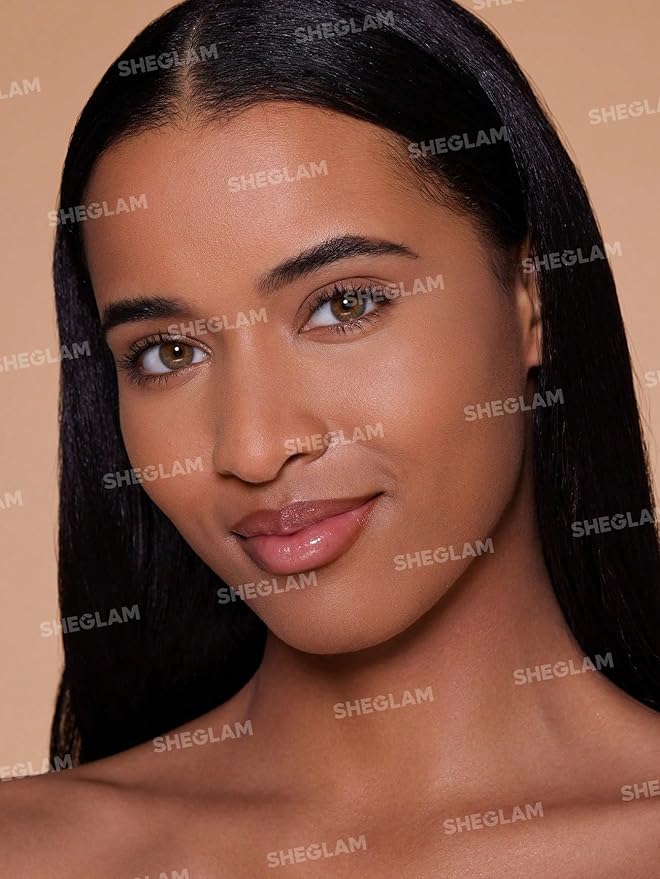 SHEGLAM SKin-Focus Full Coverage Powder Foundation Oil-Control Lightweight Face Pressed Powder Makeup-Almond-Velvo Beauty