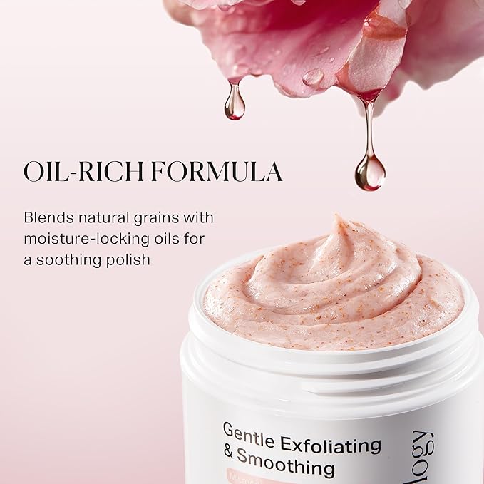 depology Microdermabrasion Facial Scrub – Exfoliator Face Polish with Walnut Shell, Jojoba & Botanical Oils for Radiant, Smooth Skin – Face Exfoliator Gentle Pore Refining for Dull or Uneven Texture-Velvo Beauty