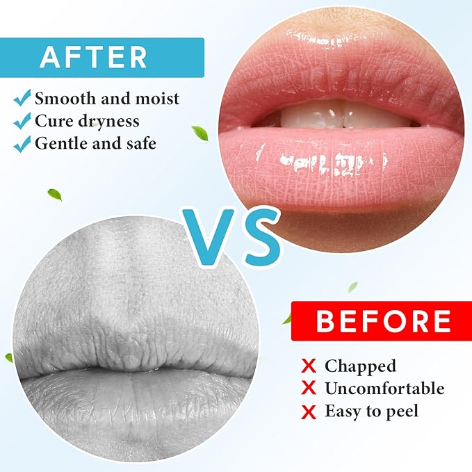 4 Pcs Lip Balm with Gift Box for Men Raffia Grass Organic Natural Beeswax Lip Balm for Father's Day Gifts Women Adults Teens Dry Chapped Lips Care Product-Velvo Beauty