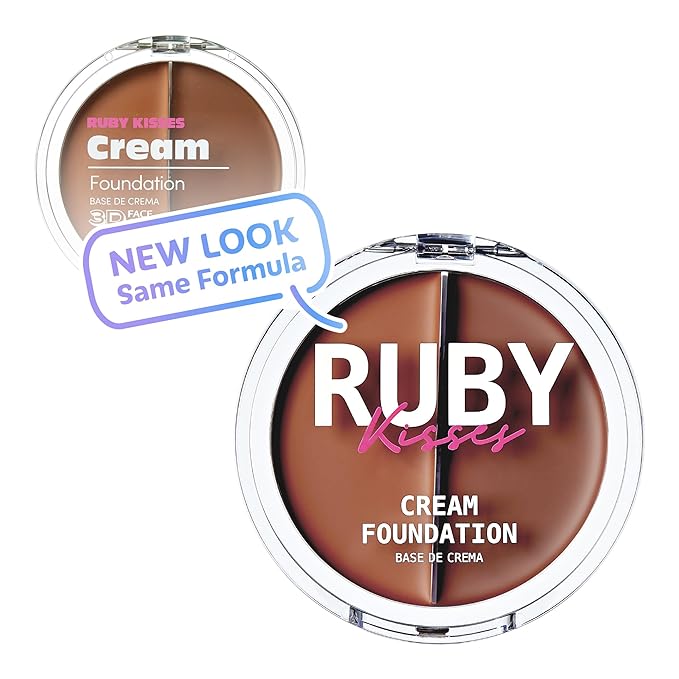 Ruby Kisses 3D Face Creator Cream Foundation & Concealer, 12 Hours Long Lasting, Medium to Full Coverage, Non-Greasy, Ideal for Makeup & Contour Palette (Level 15)-Velvo Beauty