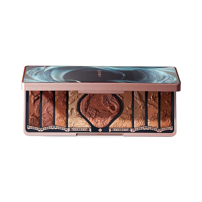 FLORASIS Floral Engraving Phoenix Makeup Palette (02 Retro Brown)-Velvo Beauty