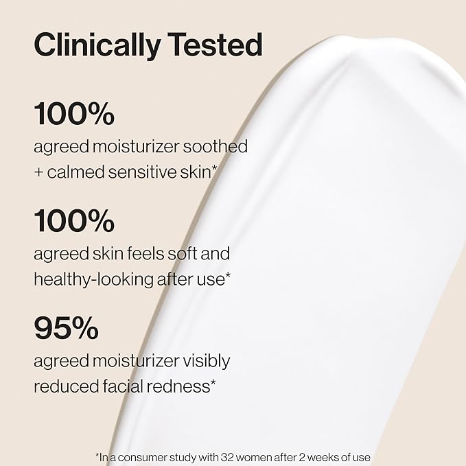 Honest Beauty Sensitive Skin Daily Calm Lightweight Moisturizer | Reduces Redness, Hydrates, + Calms Skin | Hypoallergenic, Fragrance Free, Vegan | 1.7 fl oz-Velvo Beauty