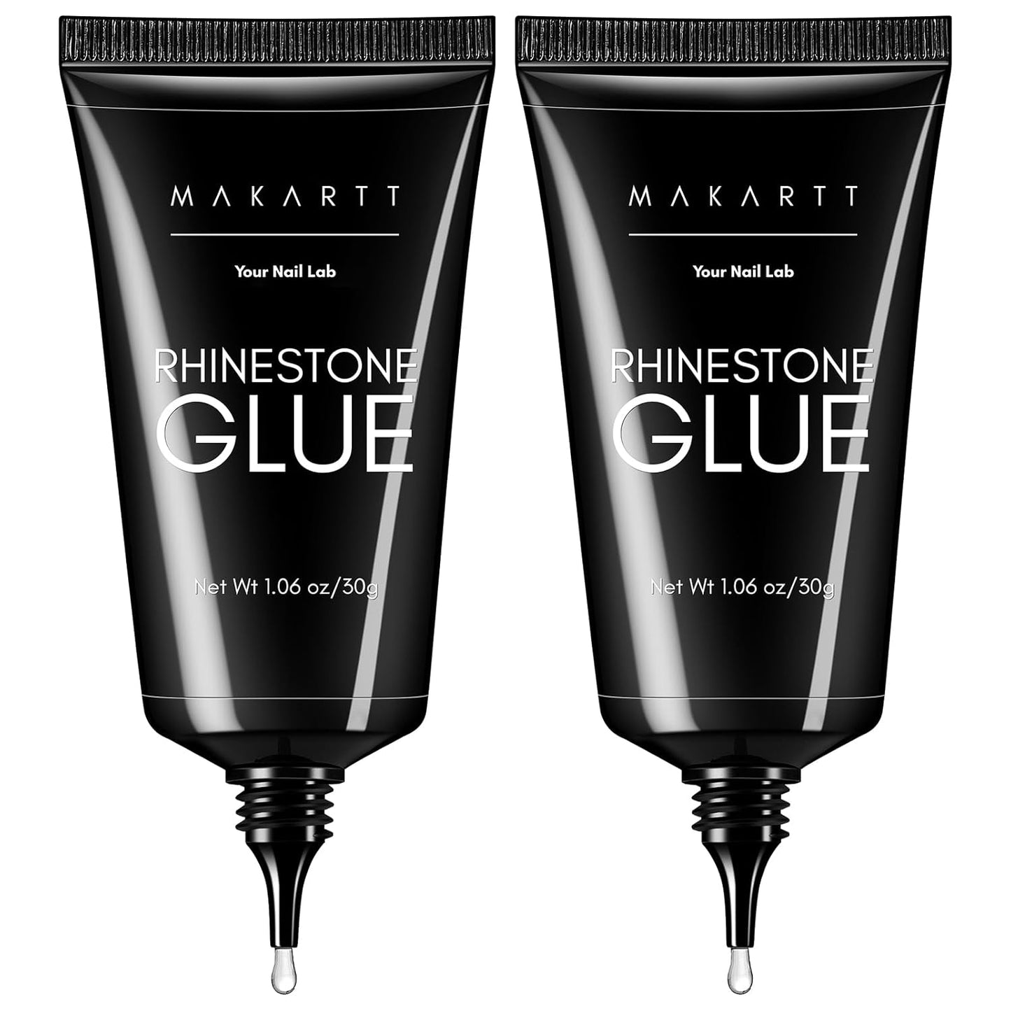 Makartt Nail Rhinestone Glue for Nails- 60ML Super Strong Gel Glue for Rhinestones, 3D Art Charm Decorations Bling Gem Bow Jewels Crystals Beads Diamonds Pearls, Beauty Gift, UV Lamp Need-Velvo Beauty