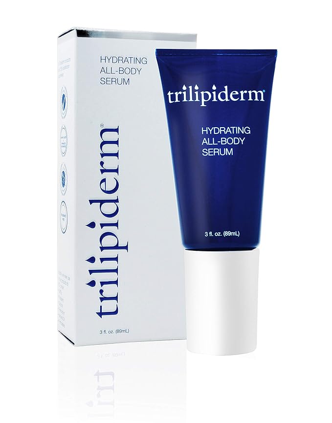 Trilipiderm Essential Body Regimen Bundle Set – 4 Simple Steps for this regimen - Start with Gentle Exfoliant Cleanser, Sun Care and Rejuvenating System that is powerful, natural and healthy hydration-Velvo Beauty