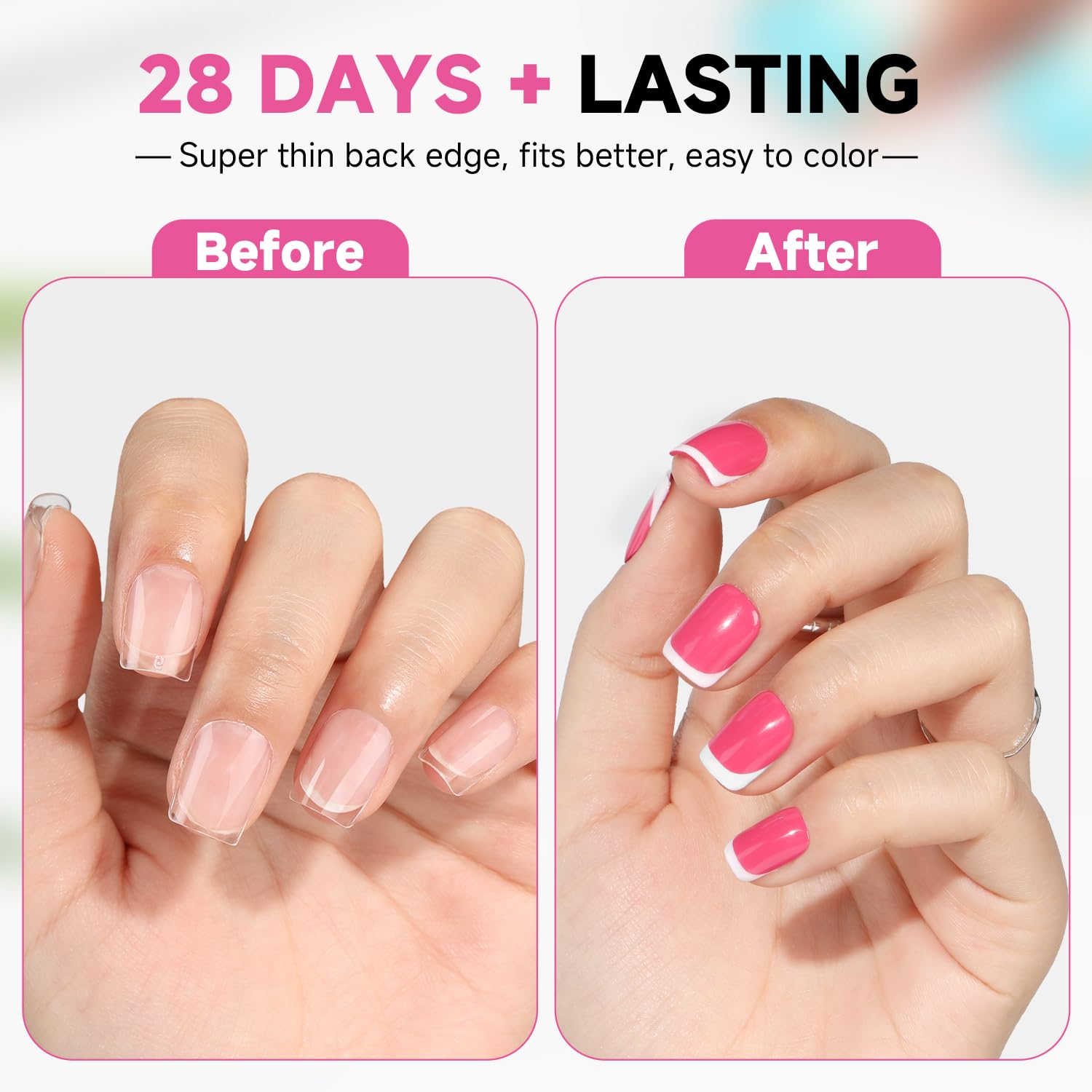 UNA GELLA Extra Short Square Nail Tips, 312pcs XS Square Gel Nail Tips, Soft Gel Full Cover Half Matte No Need File Acrylic Fake Nails for Nail Extension Home DIY Nail Salon 12 Sizes-Velvo Beauty