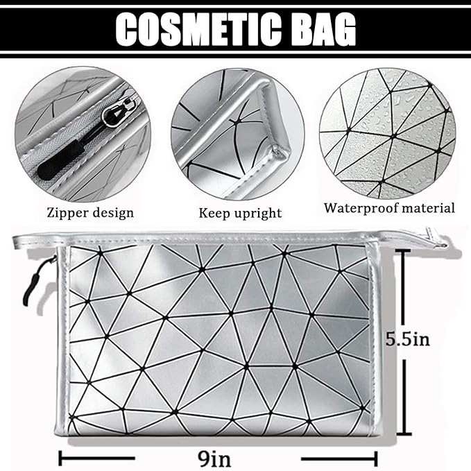 All in One Makeup Kit for Women Full Kit, includes 12 Colors Eyeshadow, 5PCS Brush Set, Eyebrow Pencil, Eyeliner & Mascara, Contour Stick, Primer & Liquid Highlighter With Cosmetic Bag Makeup Set-Velvo Beauty