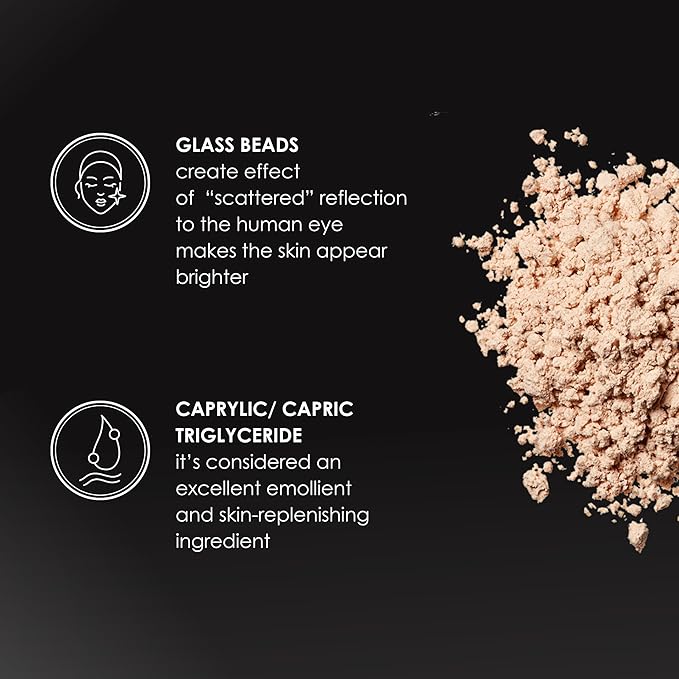 Rodial Glass Powder 0.4 oz, Skin Perfecting Loose Face Powder, Creamy Formula for a Natural Luminosity Glow, Finishing Powder for a Flawless Skin Look, Setting Powder-Velvo Beauty