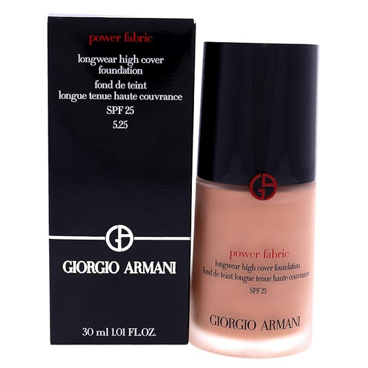 Power Fabric Longwear High Cover Foundation SPF 25-5.25 by Giorgio Armani for Women - 1 oz Foundation-Velvo Beauty
