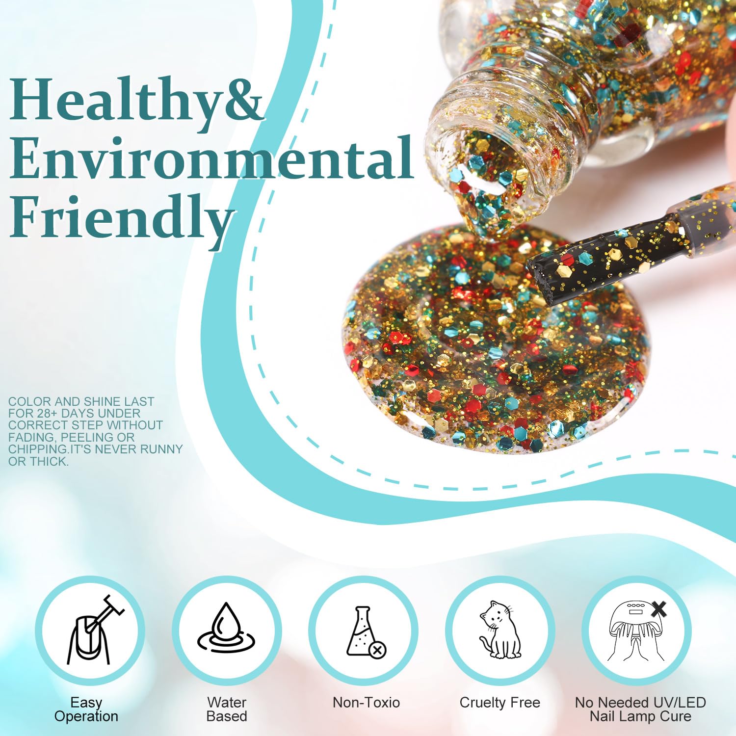 Major Dijit Quick Dry Nail Polish Colorful Summer Nail Lacquer for Nail Art Cruelty-Free Regular Nail Polish 0.41 fl oz.-Velvo Beauty