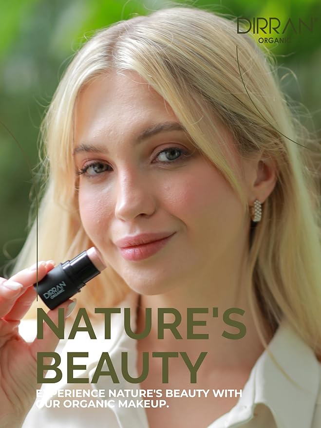 3 in 1 Natural Ingredient 90% Organic Blusher Stick For Lips, Eyes, & Cheeks, Hydration And Natural Beauty Apply directly And Blend With Fingertips, Small Enough to Carry (PINK BLOSSOM)-Velvo Beauty