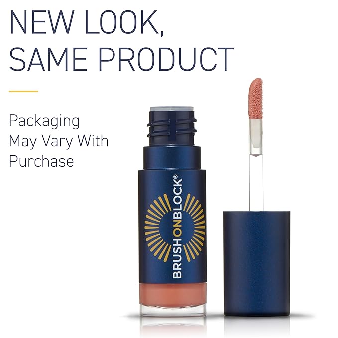 Brush On Block Sun Shine Protective Lip Oil SPF 30, Mineral Protection from UVA/UVB & Blue Light, Hydrating, Cruelty-Free, Gluten-Free, & Vegan, Coral-Velvo Beauty
