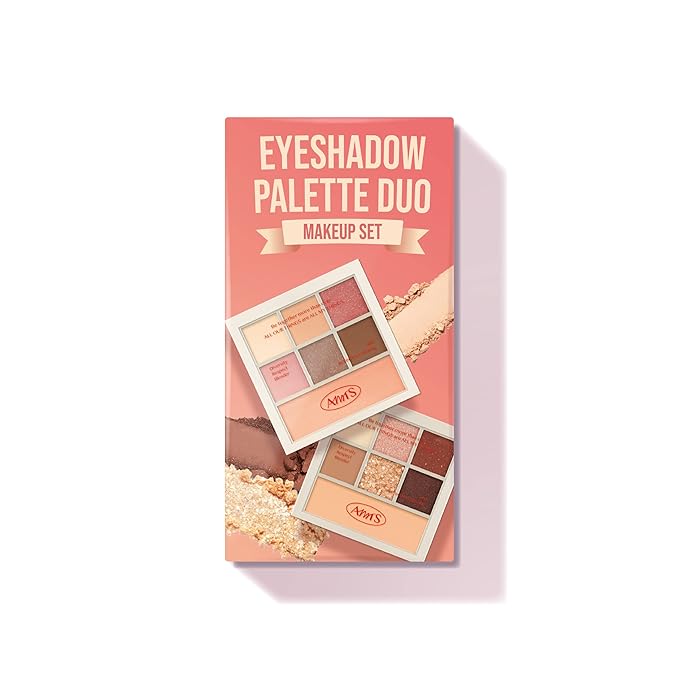 AMTS Off Sienna & Authentic Amber Eyeshadow Palettes Set, Valentine's gifts for teen girls, women | Matte Shimmer Metallic, Long Lasting-Velvo Beauty