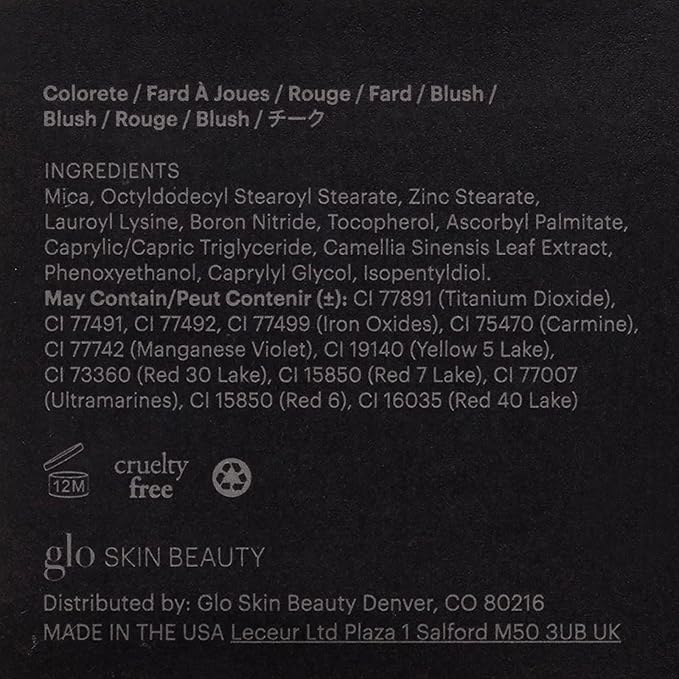 Glo Skin Beauty Blush (Sheer Petal) - Pressed Powder Blush for Cheeks, High Pigment Mineral Face Makeup Creates a Natural, Healthy Glow-Velvo Beauty