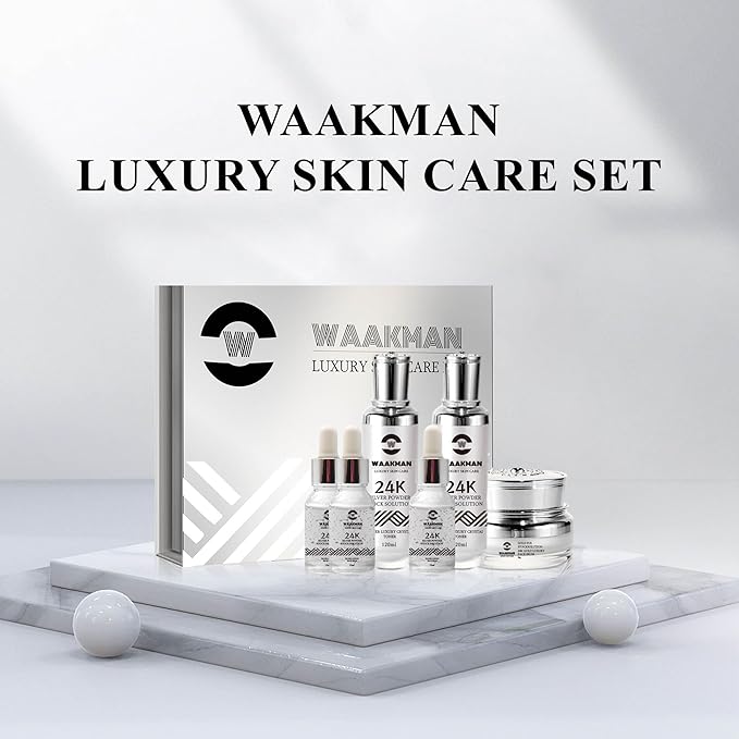 Luxury Skin Care Silver Solution, Facial Cream, Moisturizer, Toner and Serum-Velvo Beauty