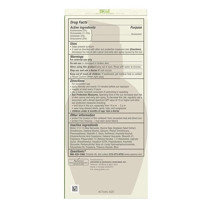 Aveeno Skincare Bundle, Positively Radiant Daily SPF 15 Facial Sunscreen Moisturizer + Soy, 4 fl. oz, & Travel Size Daily Moisturizing Cream for Body, Face, & Hands, 0.8 oz, Two Pack, 2 Items-Velvo Beauty