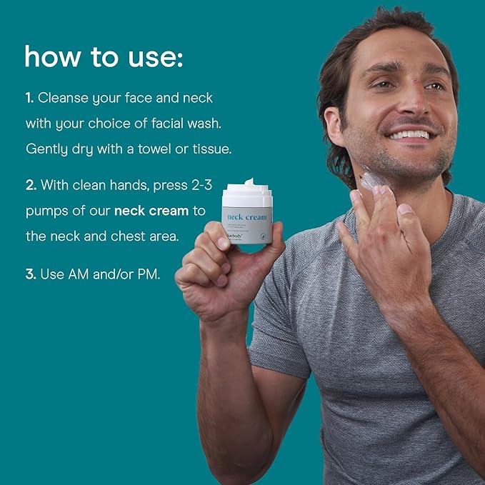 Baebody Firming Neck Cream with AHAs, CoQ10, Glycolic Acid, Green Tea for Sagging Skin, Fine Lines, Wrinkles, 1.7 Fl Oz-Velvo Beauty