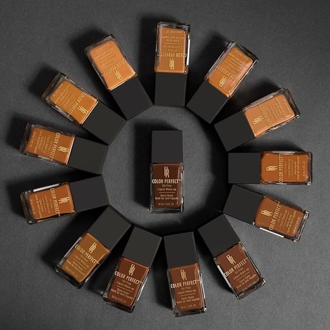 Black Radiance Color Perfect Liquid Full Coverage Foundation Makeup, Nutmeg, 1 Ounce-Velvo Beauty