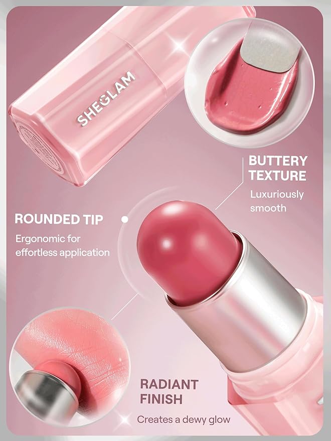 SHEGLAM Buttery Bliss Blush Stick Cream Milk Makeup Blush-Love Cake-Velvo Beauty
