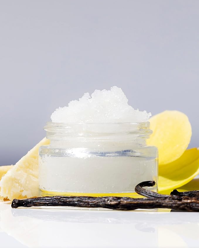 Three Ships Vanilla Lip Exfoliator – Vegan Lip Polish & Moisturizer – As Seen on TV – Soothing, Hydrating & Reviving Natural Lip Scrub for Dry, Damaged Lips, 15g-Velvo Beauty