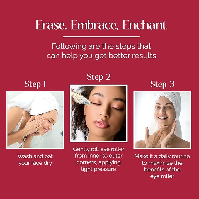 Eye Roller Serum with Retinol & Vitamin B5 - Hydrating & Soothing Under Eye Serum for Dark Circles and Puffiness & Fine Lines - Anti Aging Korean Skin Care - 1.69 Fl Oz./50ml-Velvo Beauty