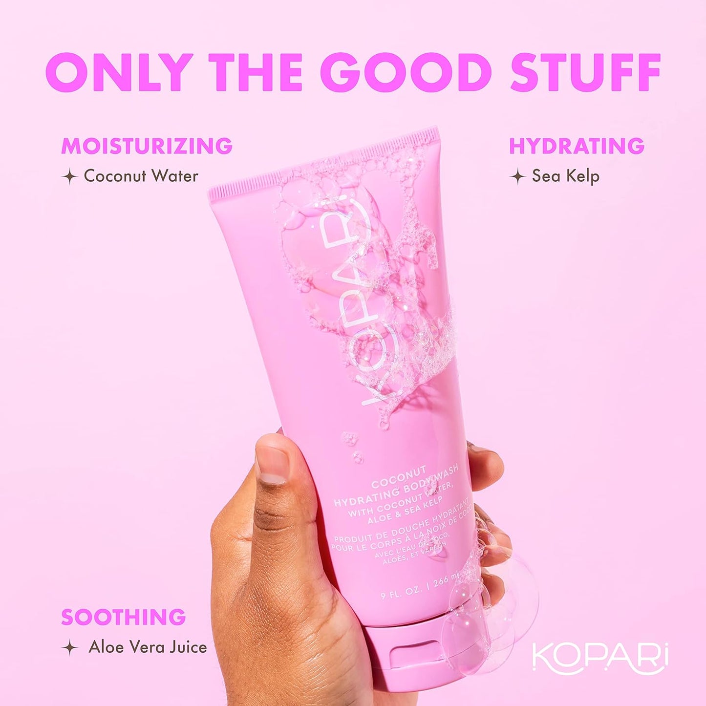 Kopari Hydrating Body Wash - Non-Toxic, Paraben Free, Gluten Free & Cruelty Free - Made with Organic Coconut Oil - 9 oz 2 Pack-Velvo Beauty