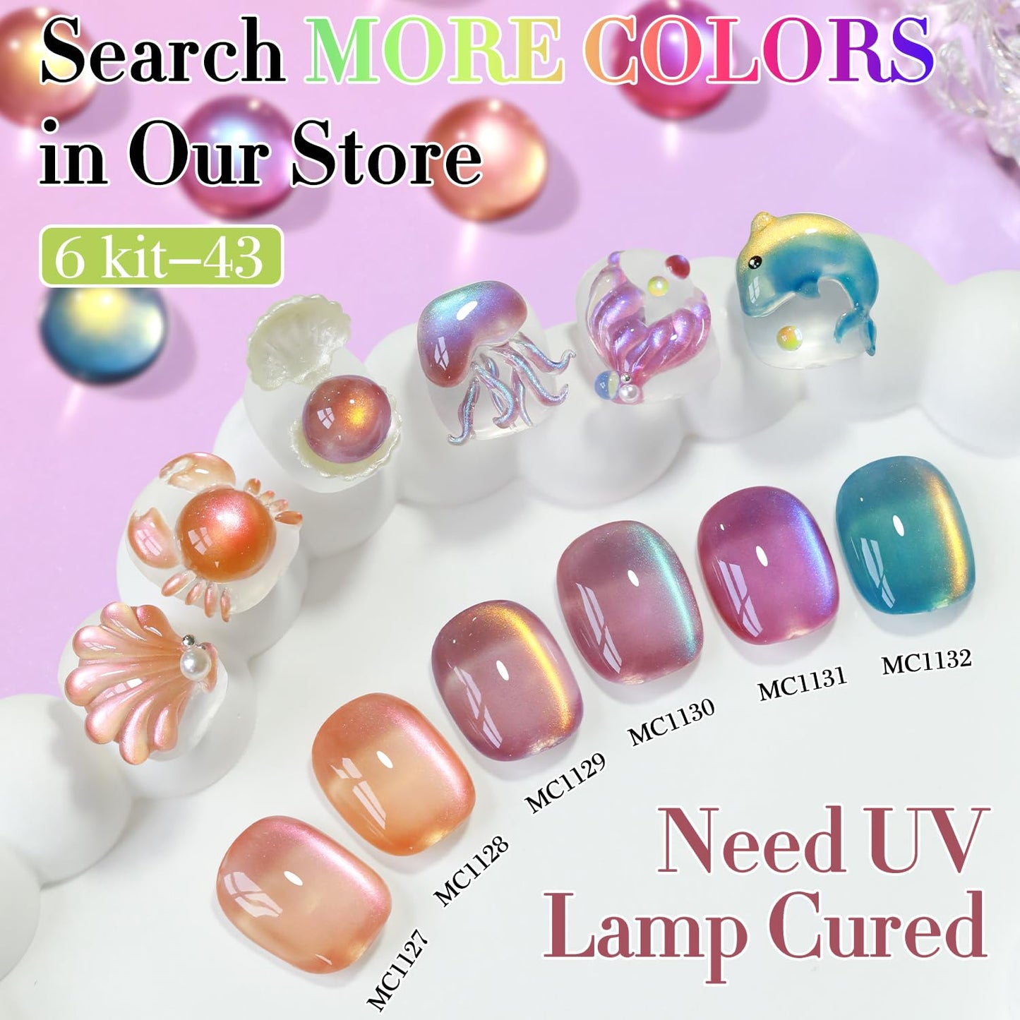 Double Rhythm 15ML Ice Glass Cat Eye Gel Polish with Magnet Holographic Glitter Shimmer Translucent Sheer Color Salon Soak Off Magnetic Nail at Home (Golden Violet-MC1129)-Velvo Beauty