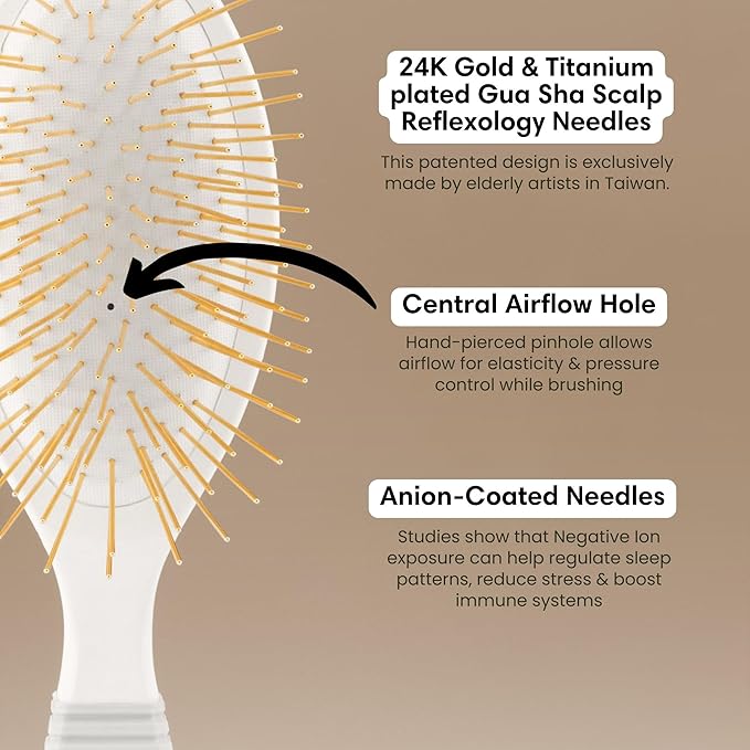 Gua Sha Hair & Scalp Brush-Velvo Beauty