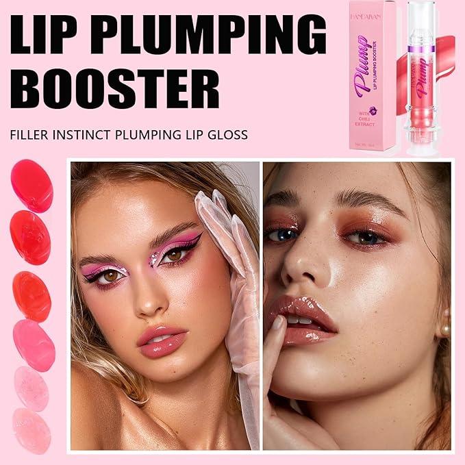 Glossy Finish Lip Glow Oil,Lip Plumping Booster Plump,Hydrating, Volumizes & High-Shine Lip Plumping Mirror Lip Glaze Lip Makeup,Lip Enhancer for Fuller, Lip Mask, Hydrating& Reduce Fine Lines (003#)-Velvo Beauty