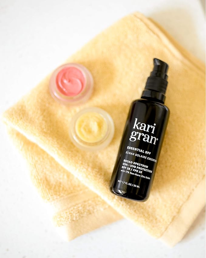 Kari Gran - Natural Essential SPF 30 Moisturizing Facial Sunscreen with Plant-Based Ingredients (1oz / 30ml)-Velvo Beauty