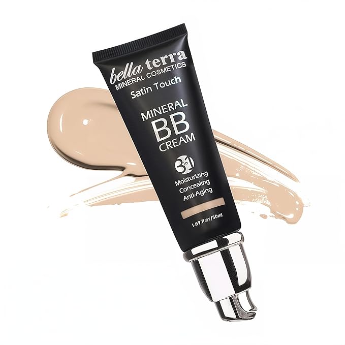 Bellaterra Cosmetics BB Cream - Tinted Moisturizer, Mineral Foundation Makeup, Fair 101 | Skin Perfector, 1.69 oz-Velvo Beauty