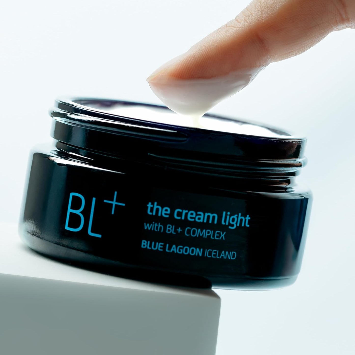 Blue Lagoon - BL+ The Cream Light Gel Moisturizer | Sustainable, Bioactive Luxury Skincare (Full Size, .5 oz | 15 ml)-Velvo Beauty